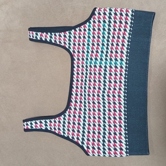 Fabletics Camryn Houndstooth Seamless Bra Size Small - Picture 1 of 5